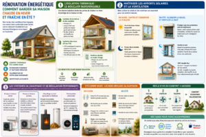 Rénovation énergétique : Comment garder sa maison chaude en hiver et fraîche en été